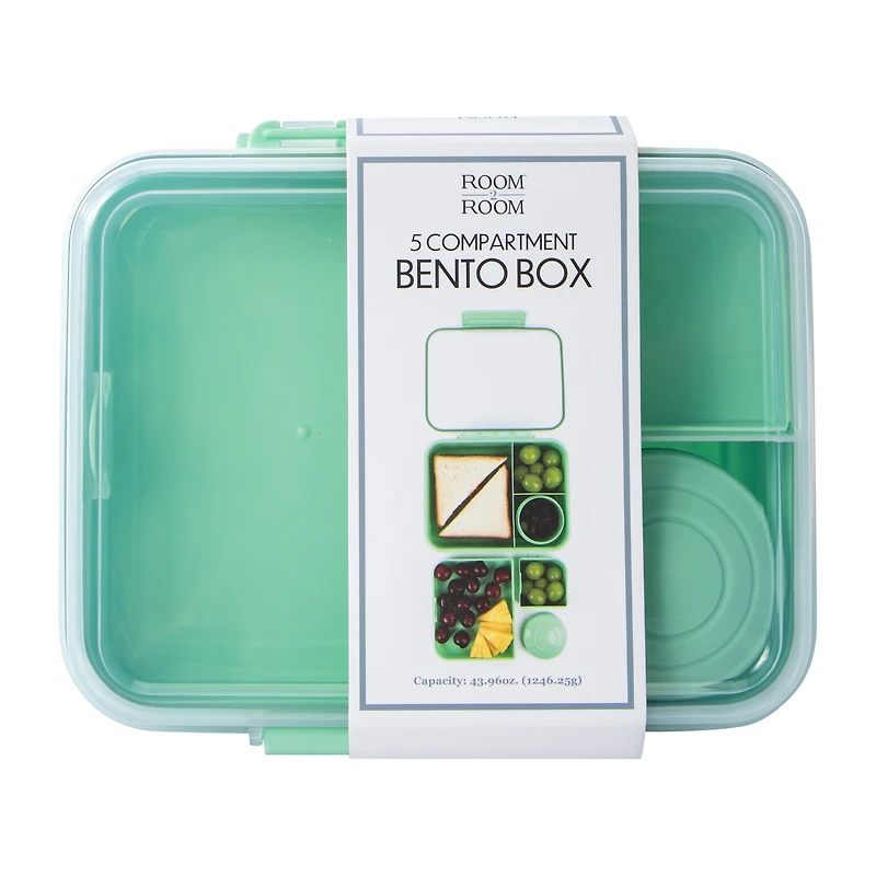 Bento Box 5-Compartment 43.96oz