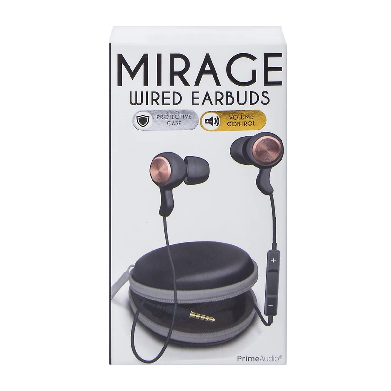 Mirage Wired Earbuds W/ Case