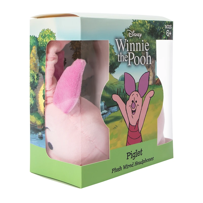 Disney Winnie The Pooh Piglet Plush Wired Headphones