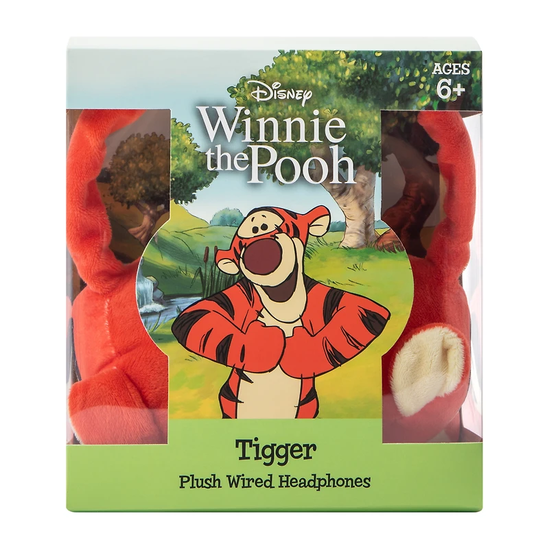 Disney Winnie The Pooh Tigger Plush Wired Headphones