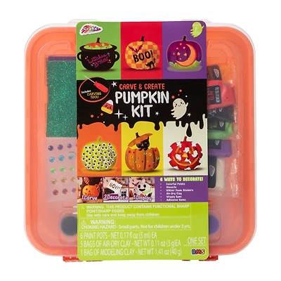 Halloween Carve & Create Pumpkin Kit Set