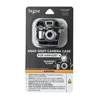 Hype Snap Shot Camera Case For Airpods® 4
