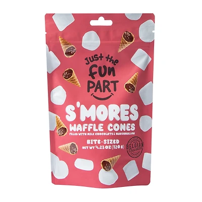 Just The Fun Part S'mores Waffle Cones 4.23oz