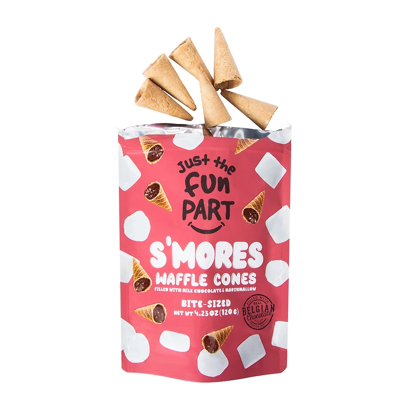 Just The Fun Part S'mores Waffle Cones 4.23oz