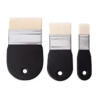 Wide Artist Brushes 3-Pack Set