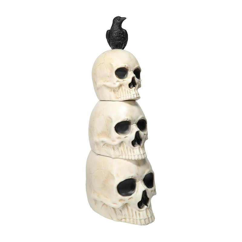 Halloween Stackable Skulls 24in