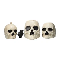 Halloween Stackable Skulls 24in