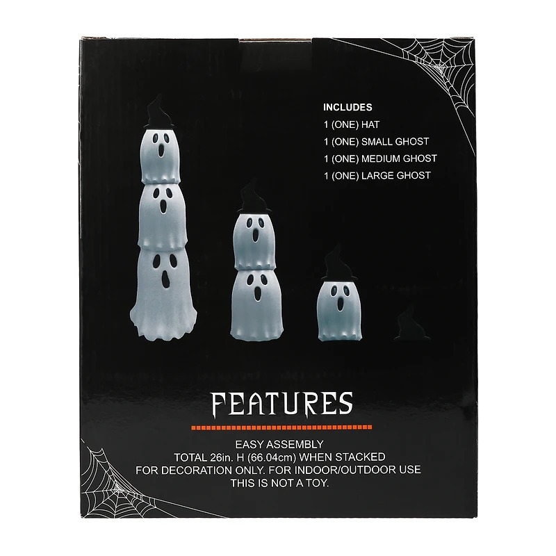Halloween Stacking Ghosts 3-Pack