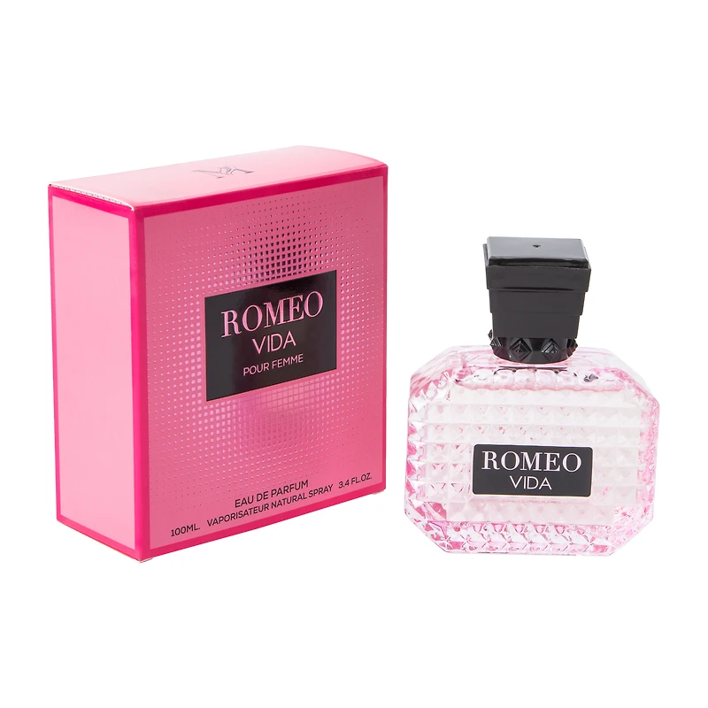 Romeo Vida Pour Femme Eau De Parfum 3.4oz