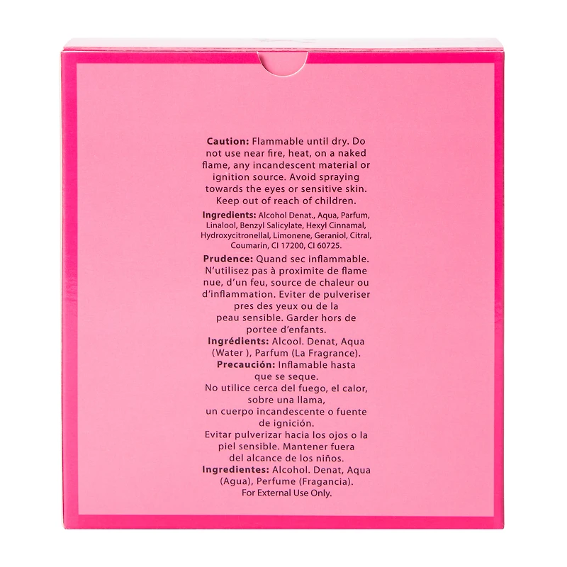 Romeo Vida Pour Femme Eau De Parfum 3.4oz