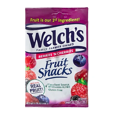 Welch's® Berries 'N Cherries Fruit Snack 3.75oz
