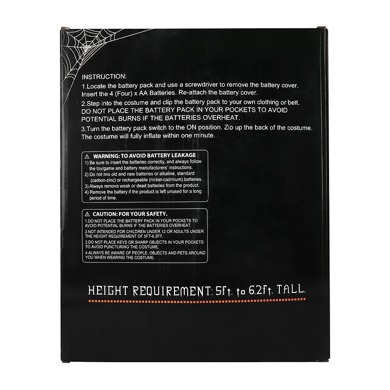 Wacky Inflatable Tube Man Costume