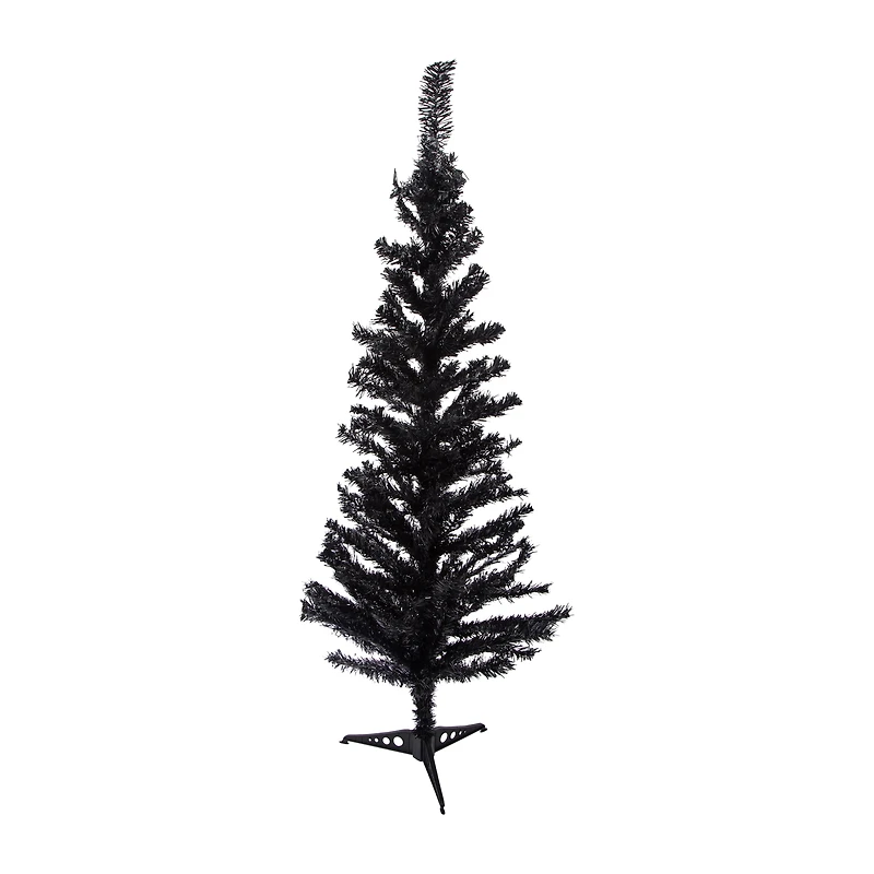 Halloween-Themed Black Tree 4ft
