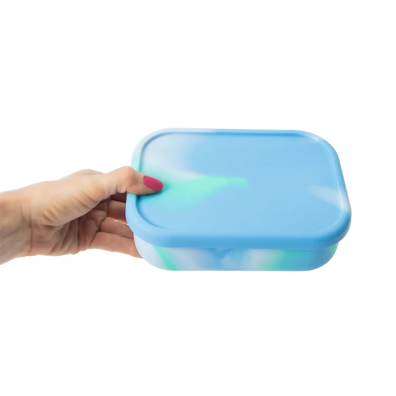 3 Compartment Silicone Bento Box