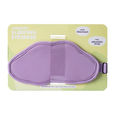 Purple Weighted Sleeping Mask