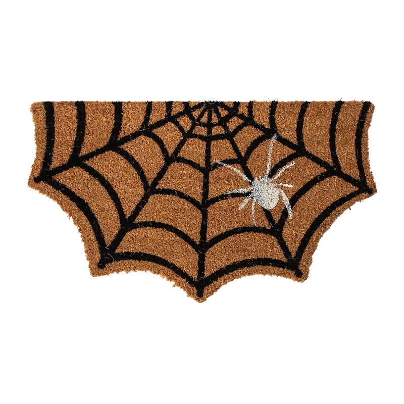 Web Themed Coir Mat