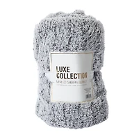 Marled Sherpa Blanket 50in x 60in