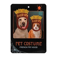 Halloween French Fry Hood Pet Costume