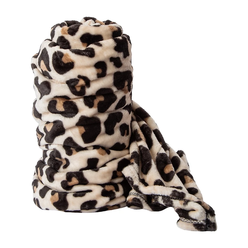 Printed Plush Throw 50inx60in