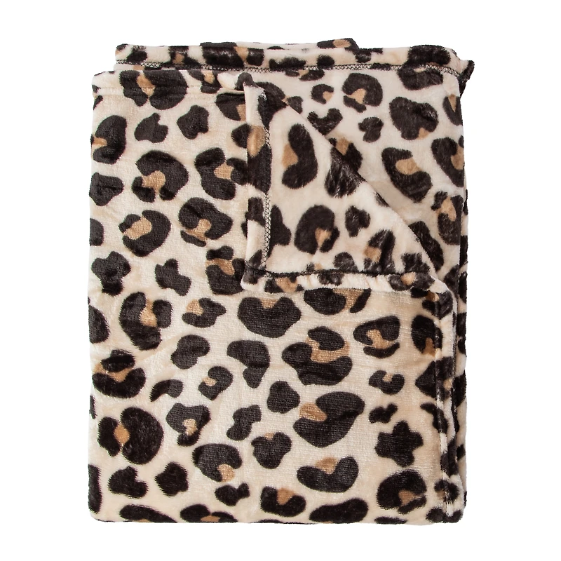 Printed Plush Throw 50inx60in