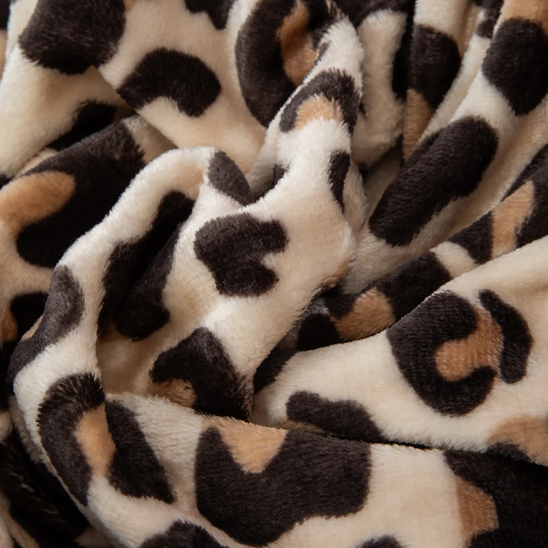 Printed Plush Throw 50inx60in