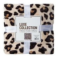 Printed Plush Throw 50inx60in