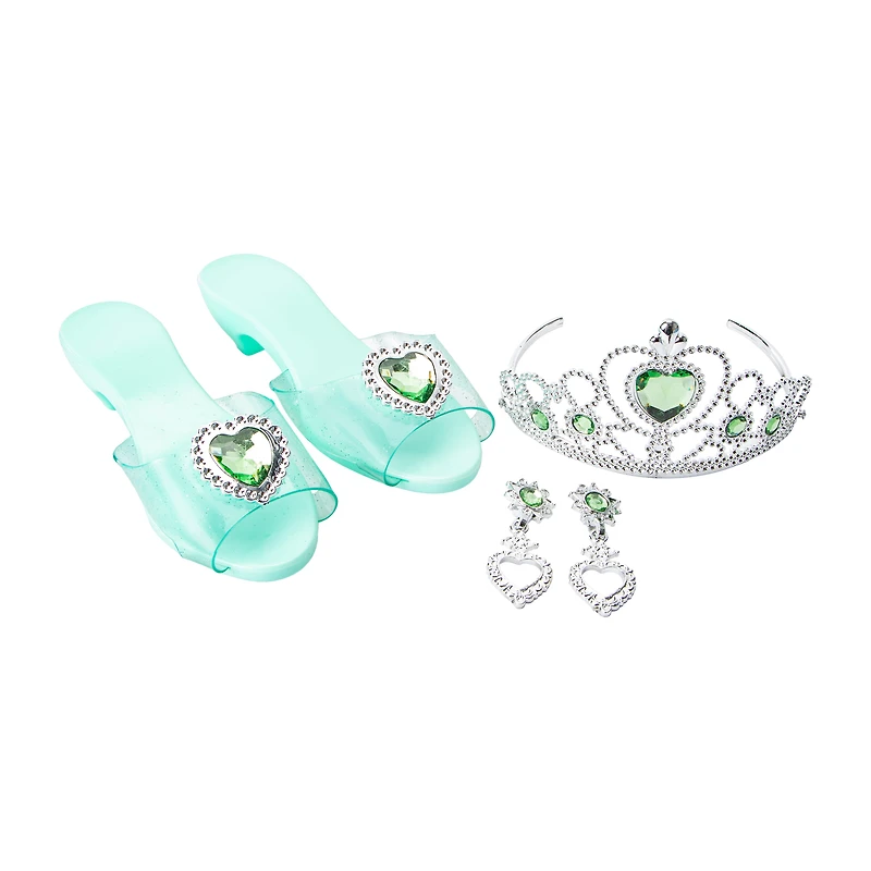 Sparkle Stars Blue Princess Shoes & Tiara Set