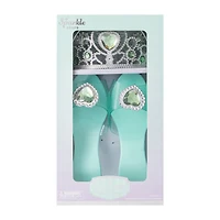 Sparkle Stars Blue Princess Shoes & Tiara Set