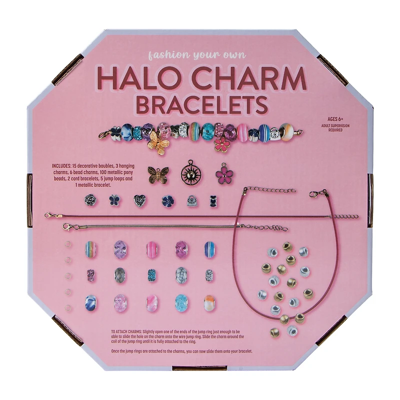 Halo Charm Bracelets Set