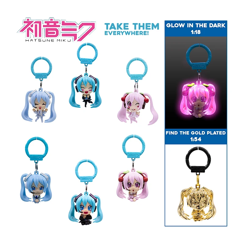 Hatsune Miku Backpack Hangers (Styles May Vary)