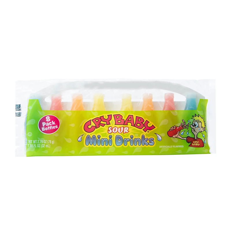 Cry Baby® Sour Mini Drinks 8-Pack 2.79oz