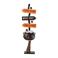 Halloween Sign Post