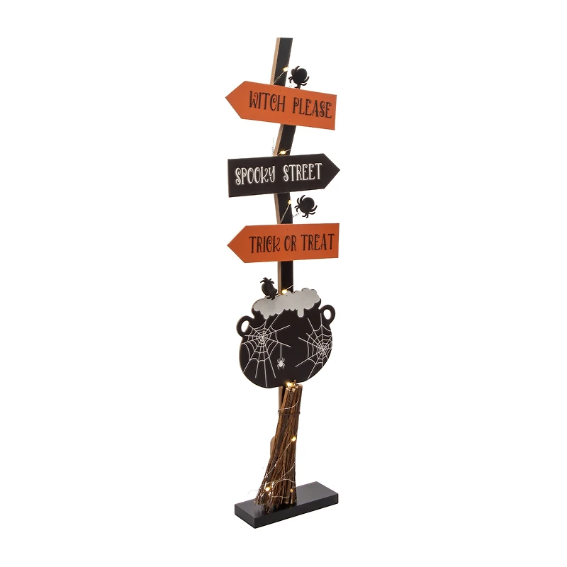 Halloween Sign Post