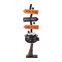 Halloween Sign Post