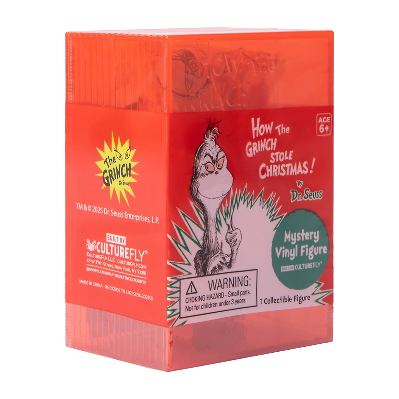How The Grinch Stole Christmas! By Dr. Seuss Mystery Vinyl Figure (Styles May Vary)