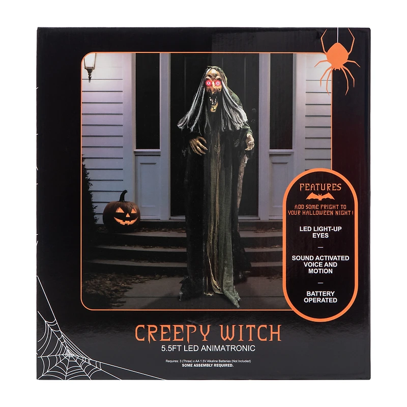 Halloween Animatronic Creepy Witch