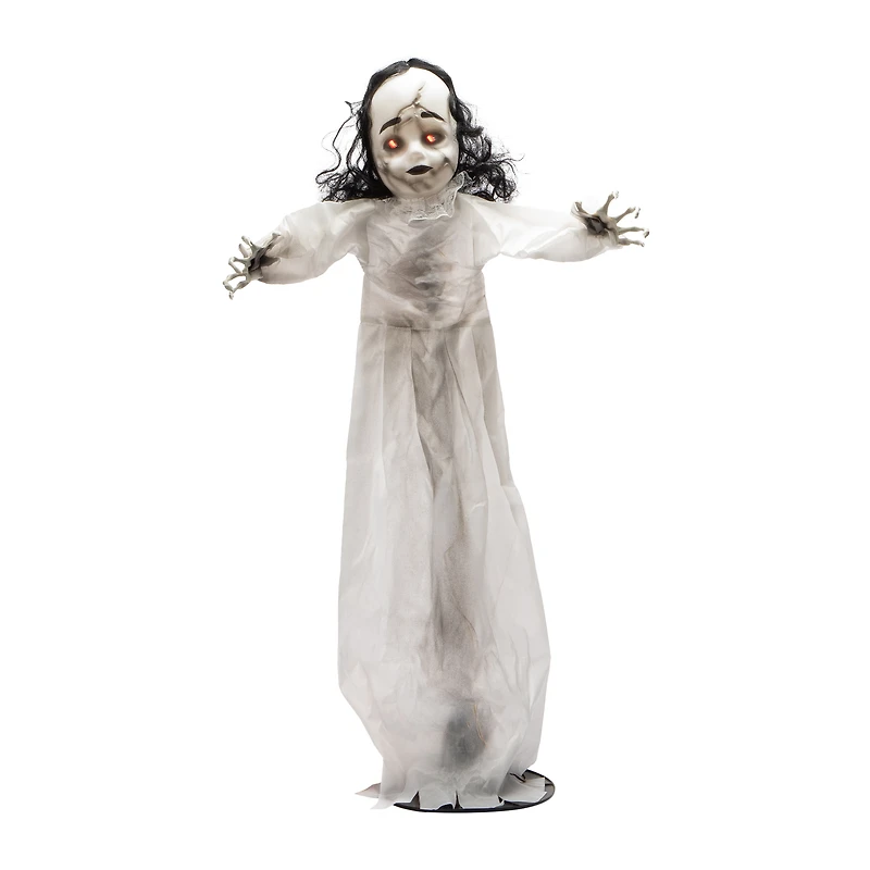 Halloween Haunted Doll LED Animatronic 3ft.