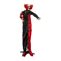 Halloween Evil Clown LED Animatronic 6ft.