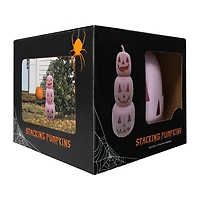 Pink Halloween Stacking Pumpkin