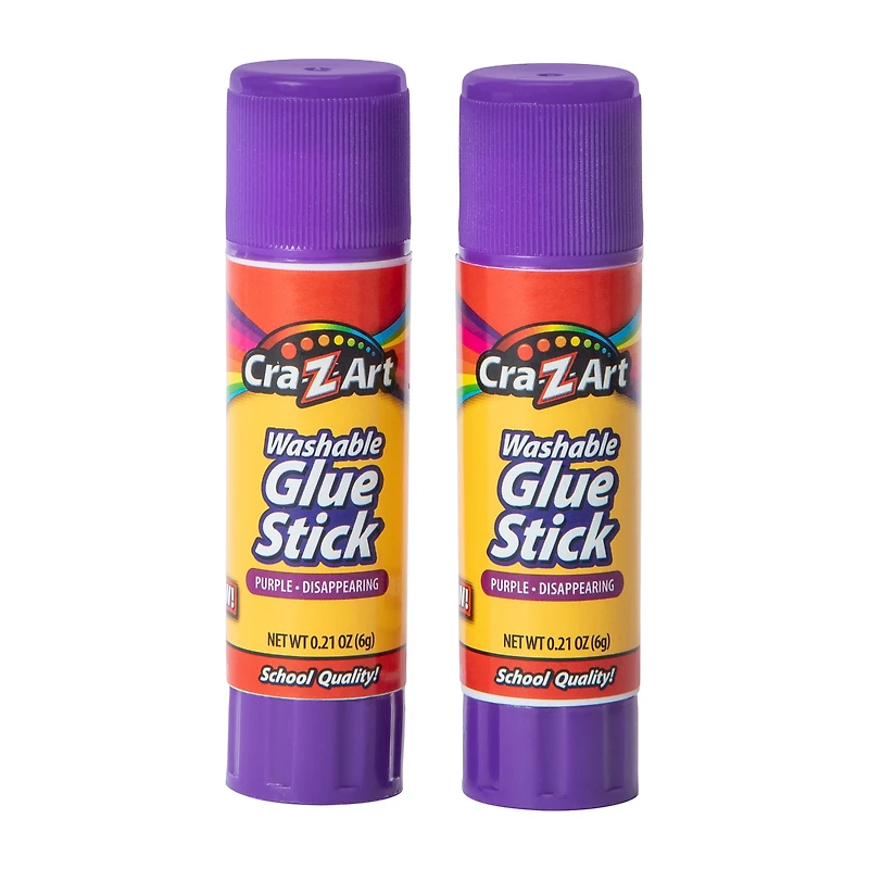 Cra-Z-Art® Washable Glue Sticks 2-Pack