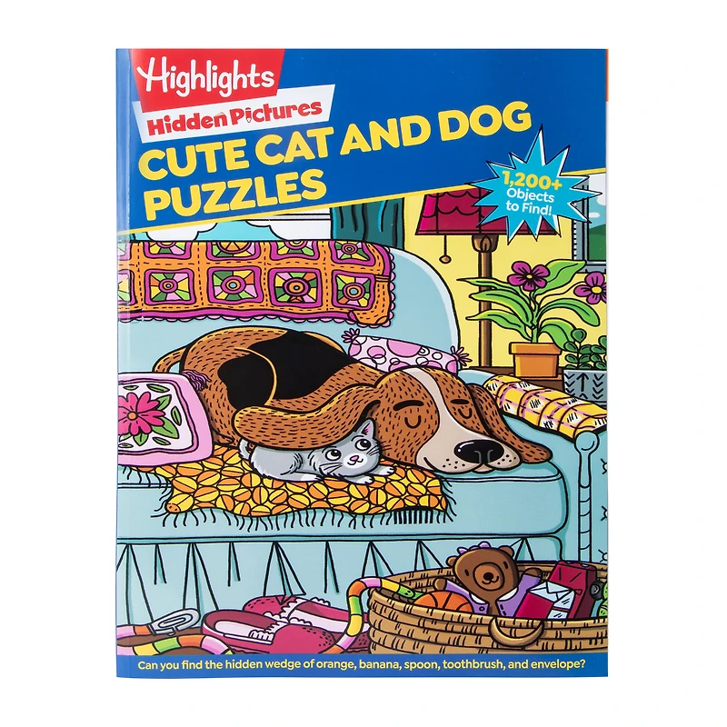 Highlights Hidden Pictures Cute Cat And Dog Puzzles Book