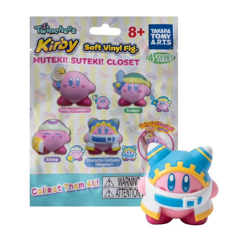 Twinchees Kirby Muteki! Suteki! Closet Soft Vinyl Figurine (Styles May Vary)