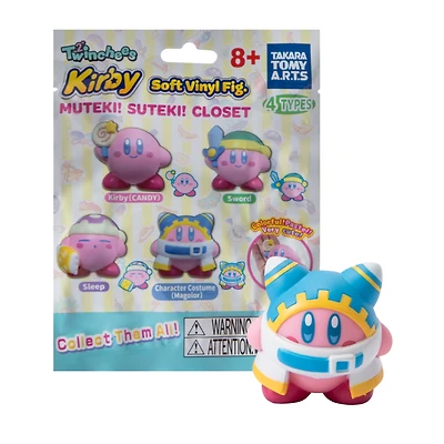 Twinchees Kirby Muteki! Suteki! Closet Soft Vinyl Figurine (Styles May Vary)