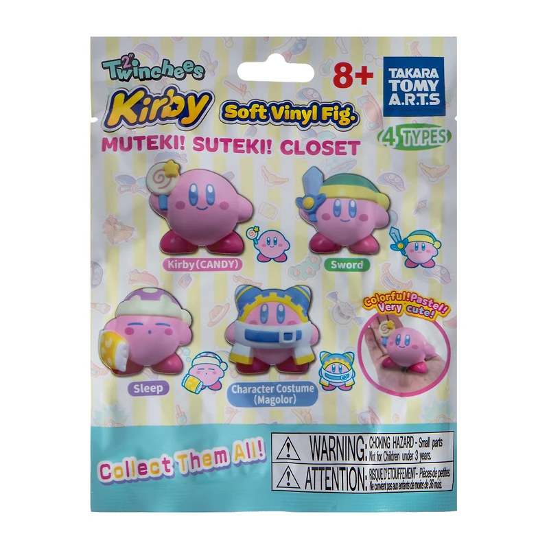 Twinchees Kirby Muteki! Suteki! Closet Soft Vinyl Figurine (Styles May Vary)