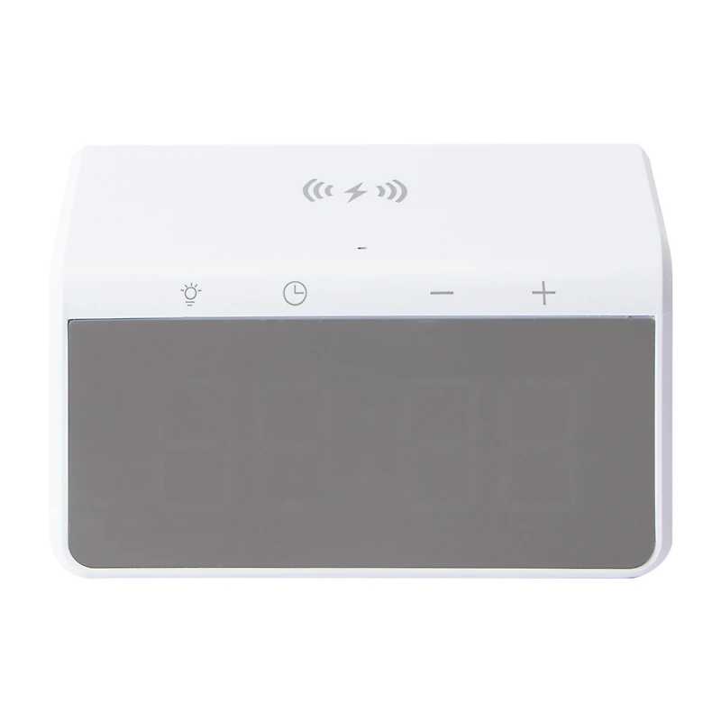 Wireless Charging Clock W/ Mirror Screen