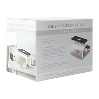 Wireless Charging Clock W/ Mirror Screen