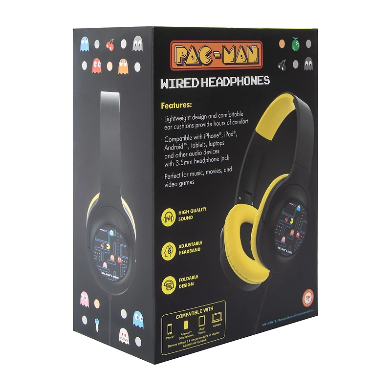 Pac-Man Wired Headphones
