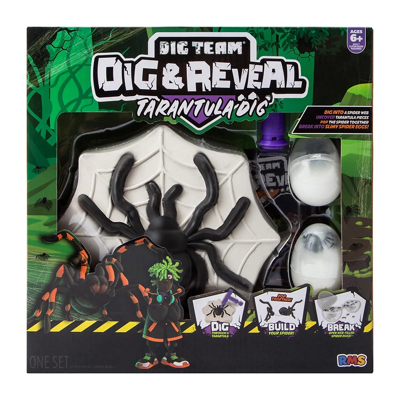 Dig Team® Dig & Reveal Tarantula Dig Toy Set
