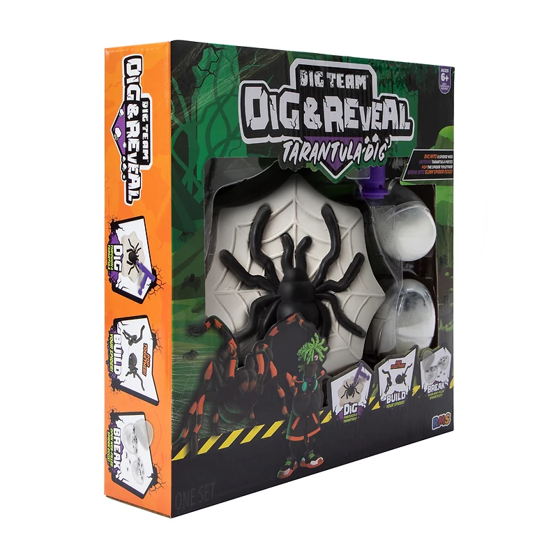 Dig Team® Dig & Reveal Tarantula Dig Toy Set