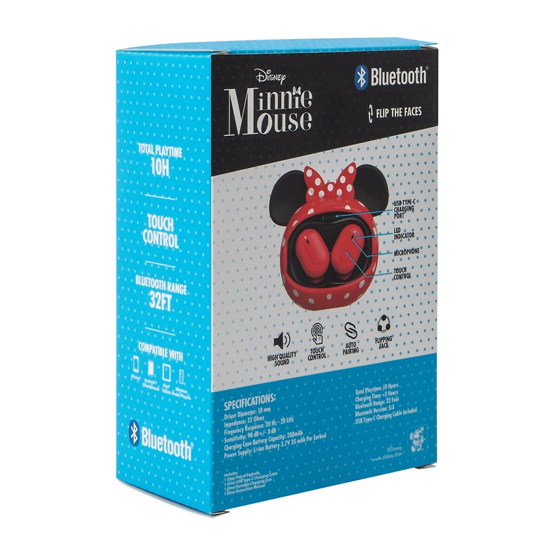 Disney Minnie Mouse True Wireless Earbuds
